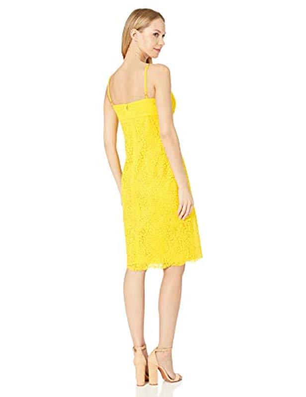 Trina Turk Bright Twist Front Sheath Dress in Yellow Save 20 Lyst