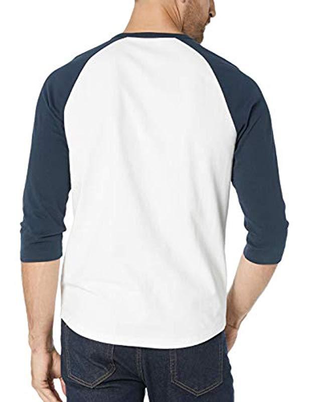 slim fit baseball tee