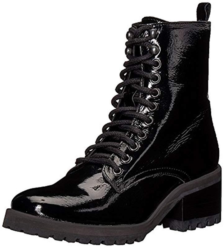 Steve Madden Geneva Combat Boot in Black - Save 23% - Lyst