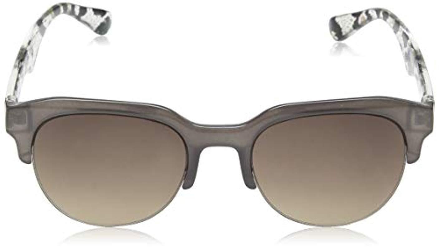 Laundry by Shelli Segal Ls148 Gyan Polarized Round Sunglasses, Grey