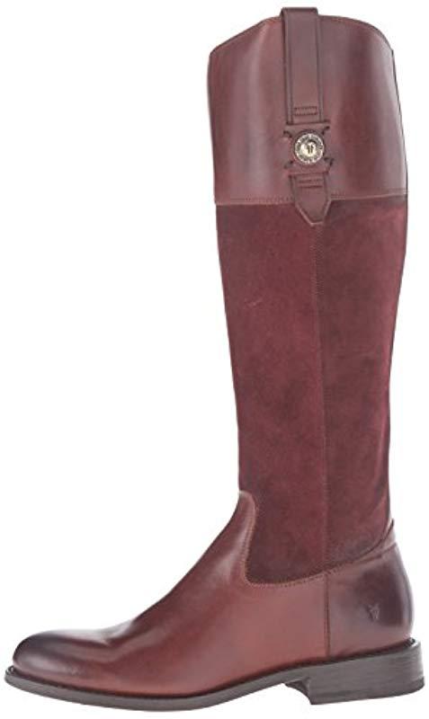 frye jayden button tall redwood