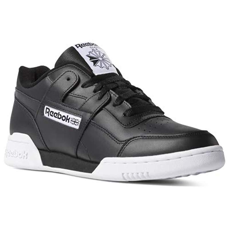 Lyst Reebok Workout Plus, Black/white, 11 M Us in Black