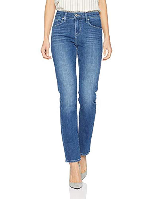 Lyst - Levi's Classic Mid Rise Skinny Jeans in Blue - Save 20%