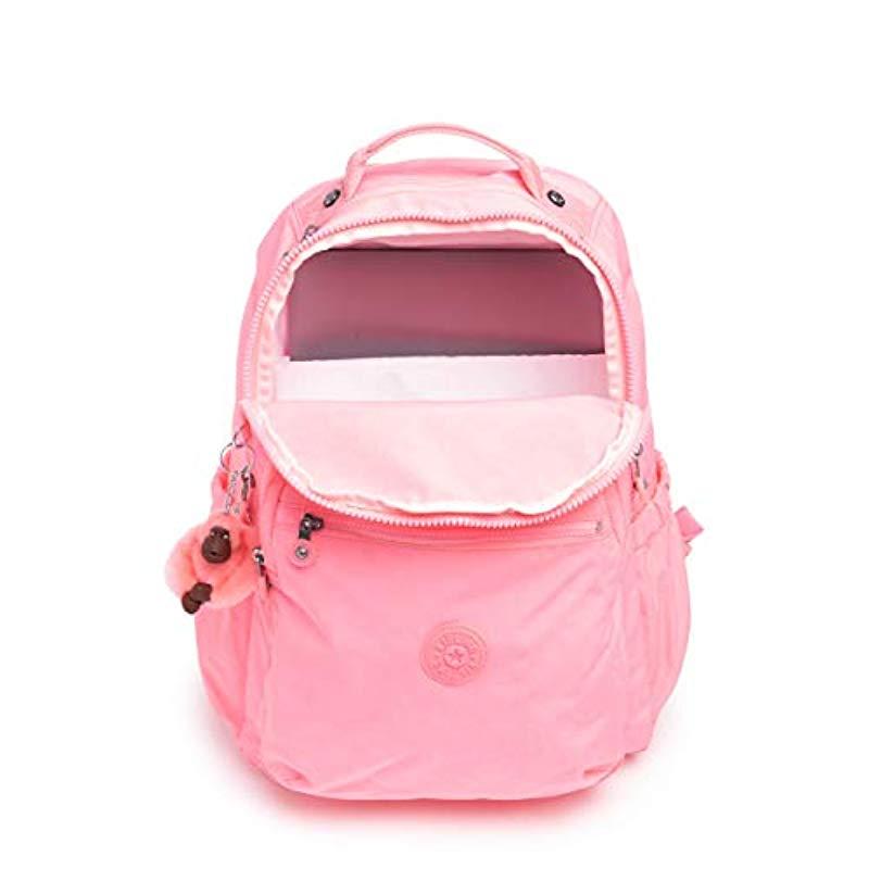 Kipling Seoul Go Small Backpack in Pink - Lyst