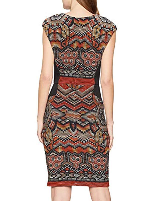 Dress Para African DuniaVestido Desigual Lyst Mujer mOv80ynNPw