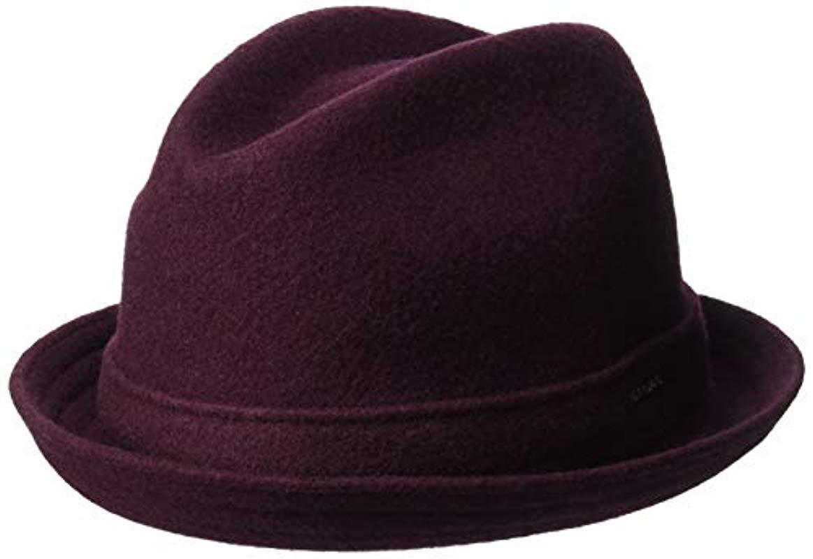 Kangol Wool Player Fedora Trilby Hat in Purple for Men Lyst