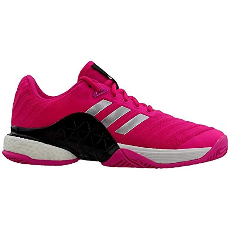 adidas Barricade 2018 Tennis Shoe in Pink for Men - Lyst