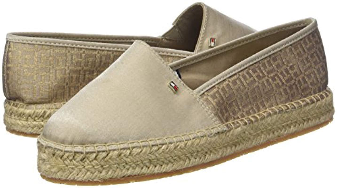 Th Pattern Espadrille, Femme Jean Tommy Hilfiger Lyst Th Pattern Espadrille, Femme Jean Tommy Hilfiger Lyst