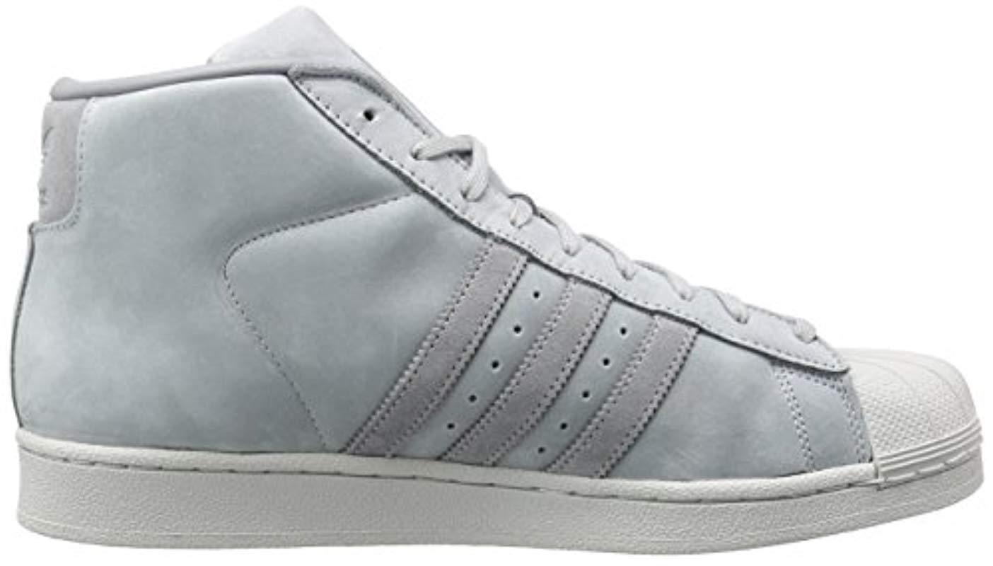 adidas pro model mid top sneaker