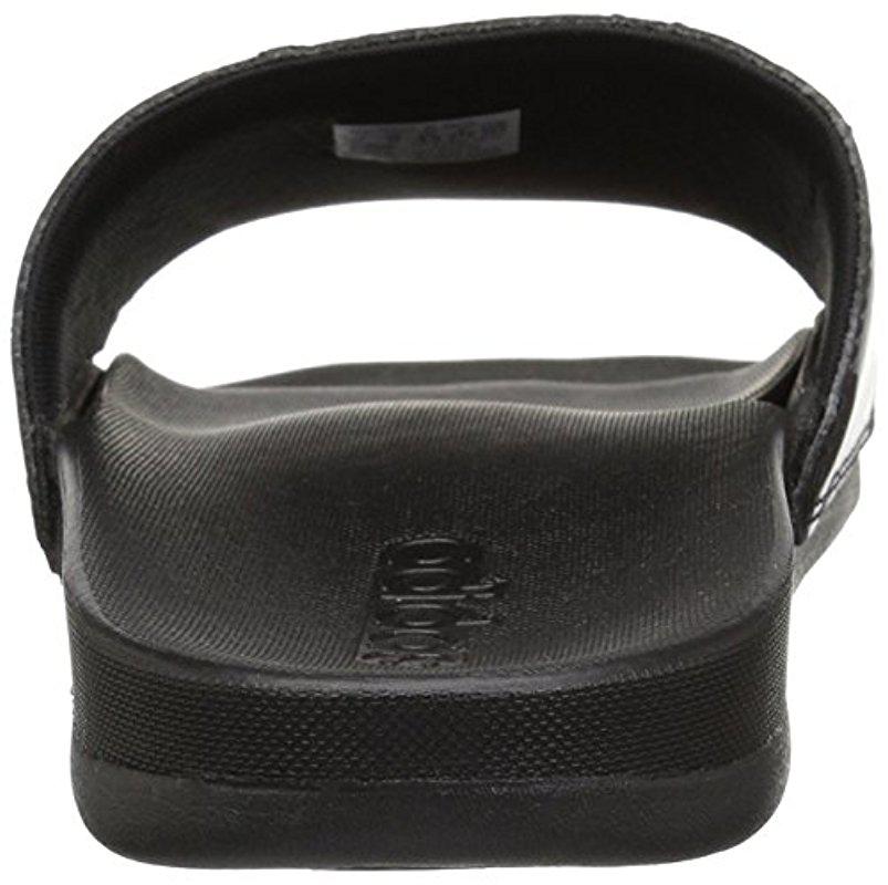 Lyst adidas adilette CF referencia GR Slide Sandal en negro para hombres Lyst adidas adilette CF referencia GR Slide Sandal en negro para hombres