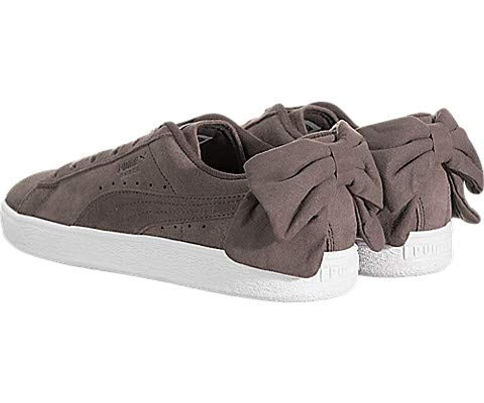 puma suede bow