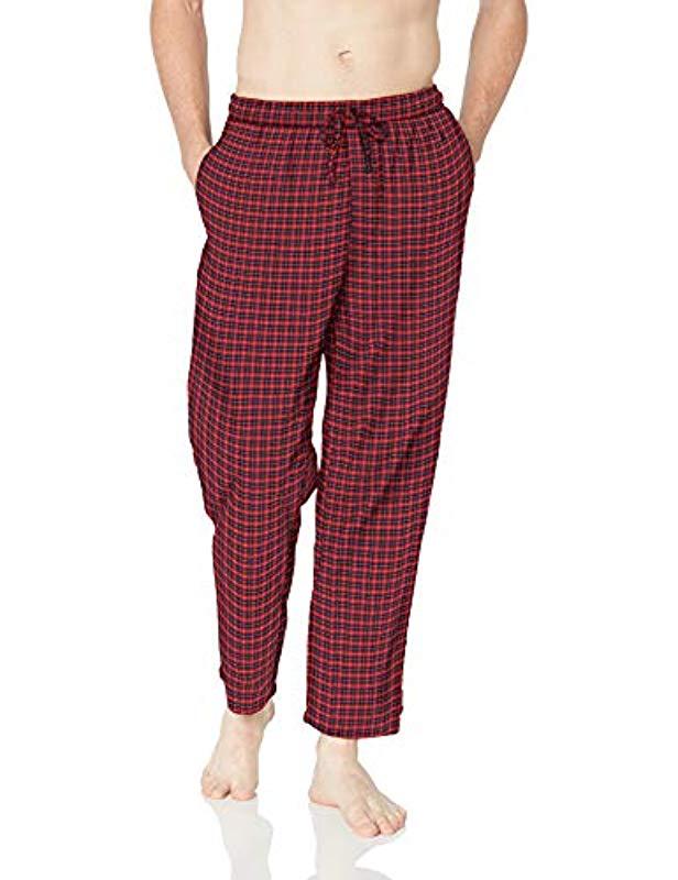 Nautica Short Sleeve Top And Soft Flannel Pajama Pant Pj Set in Blue ...