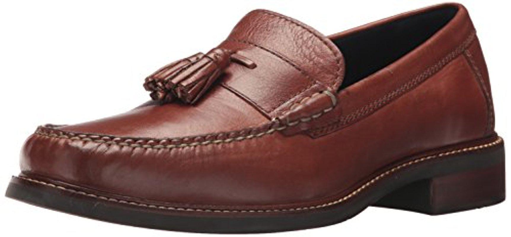 cole haan pinch tassel loafer mahogany