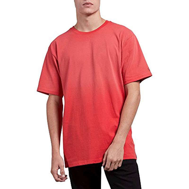 Volcom Mens Leaner Short Sleeve Basic Fit Tee