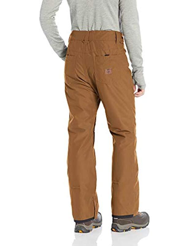 Billabong Outsider Insulated Snow Pant in Natural for Men Lyst