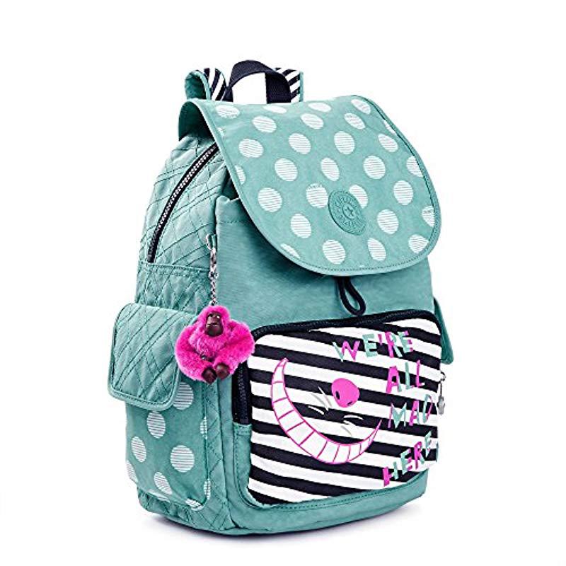 Lyst - Kipling Disney Alice In Wonderland City Pack Tea Party Backpack in Green