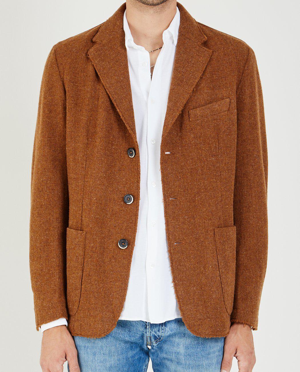 Lyst - Barena Cimosa Jacket in Brown for Men