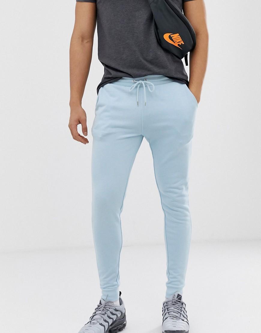 blue sweatpants outfit men