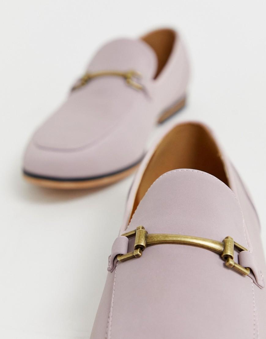 ASOS Loafers In Lilac Faux Suede in Purple for Men Lyst