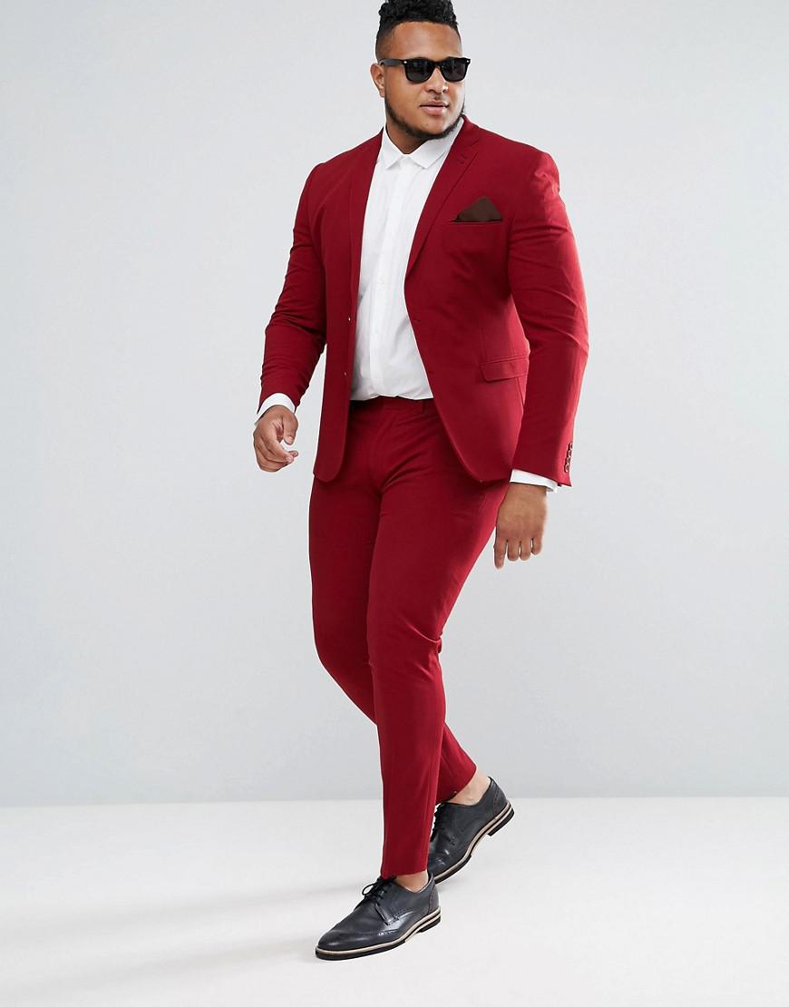 red suit and pants