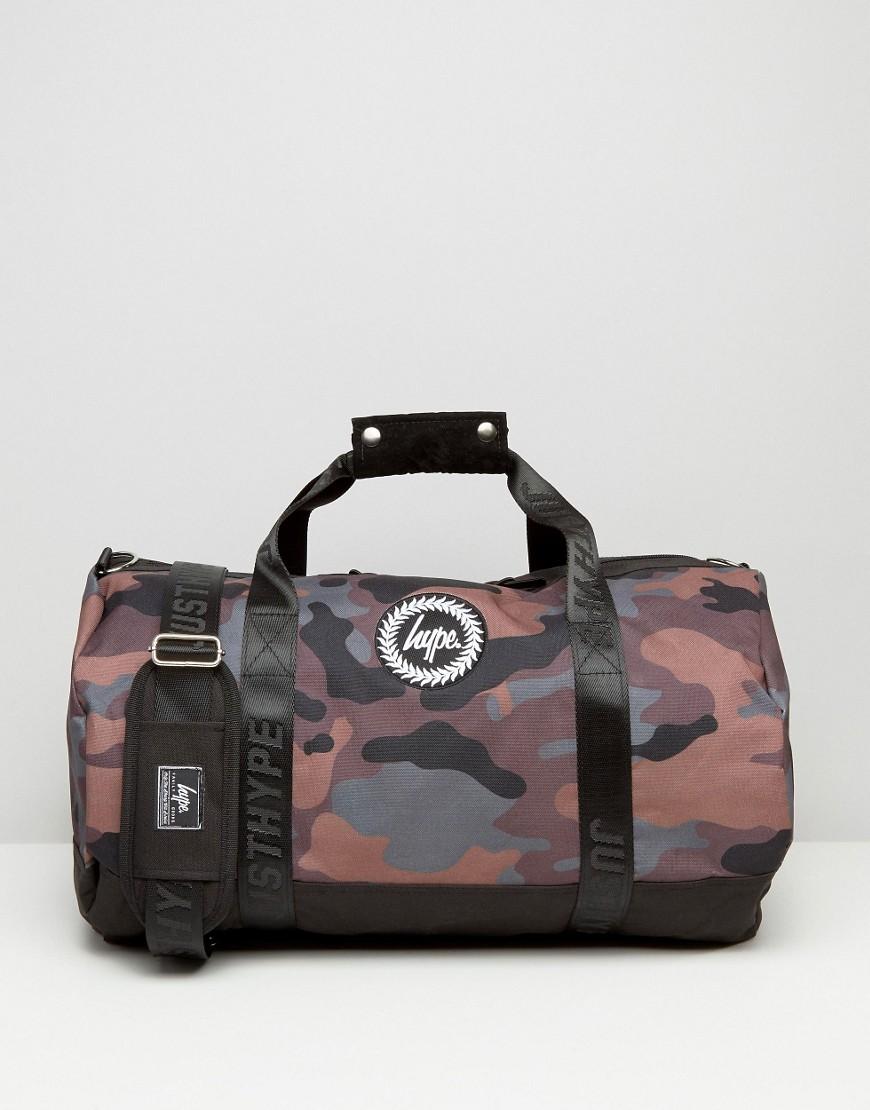 Hype Camo Duffle Bag for Men - Lyst