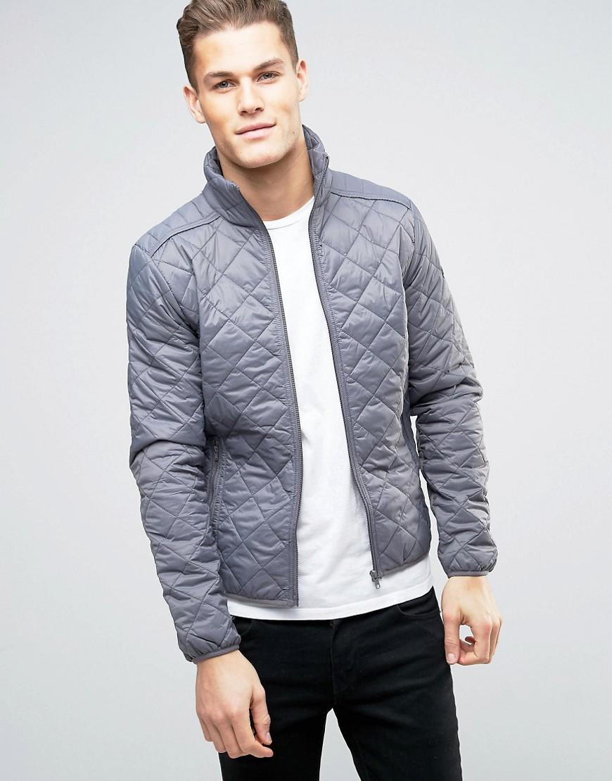 Blend Quilted Lightweight Jacket In Gray For Men Lyst