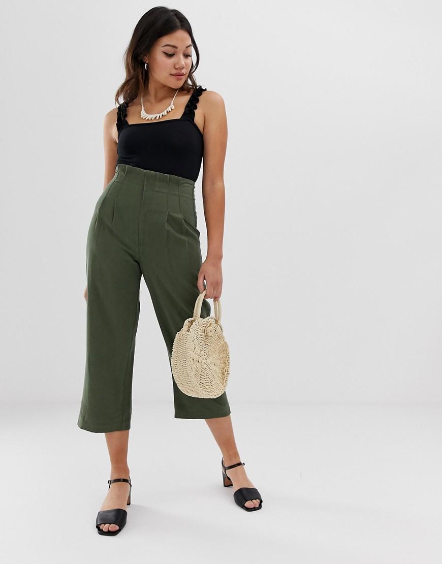 high waisted khaki pants