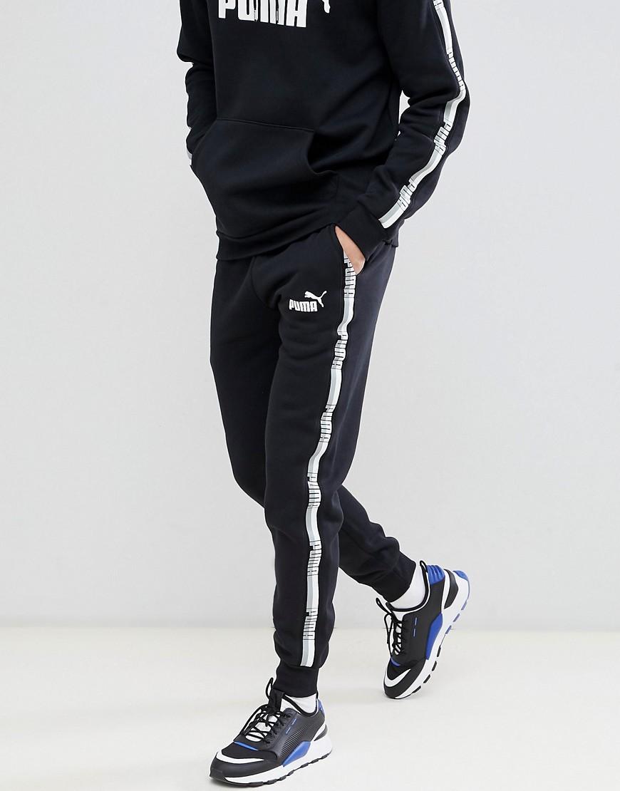 black joggers puma