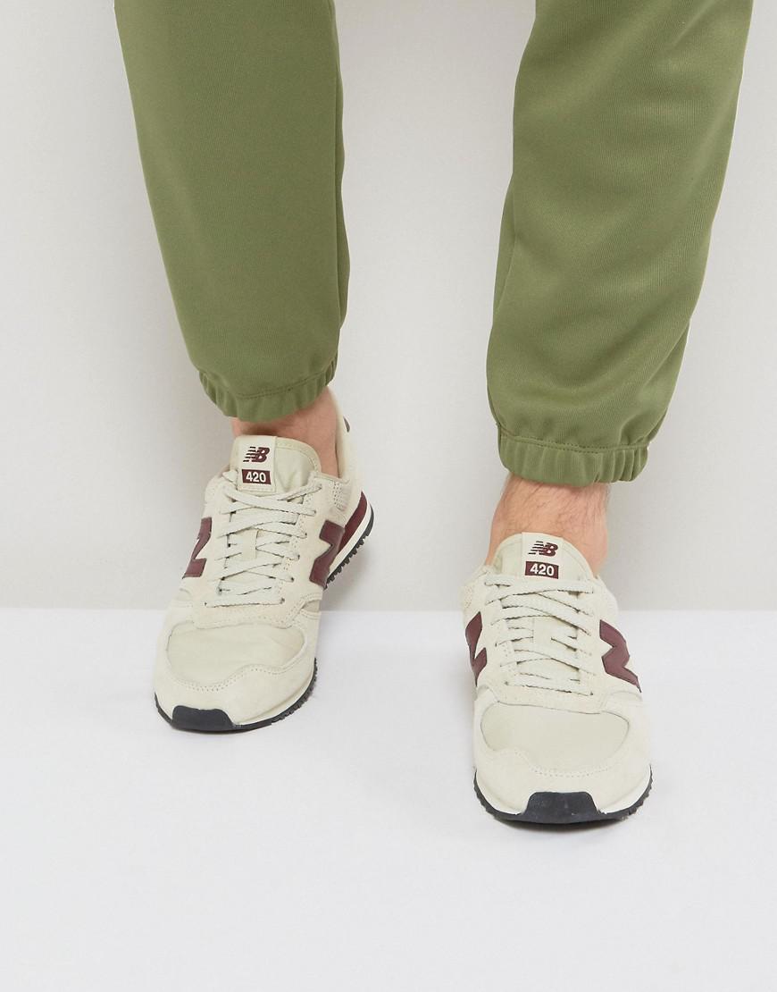 new balance beige suede 420 balance beige suede 420 trainers