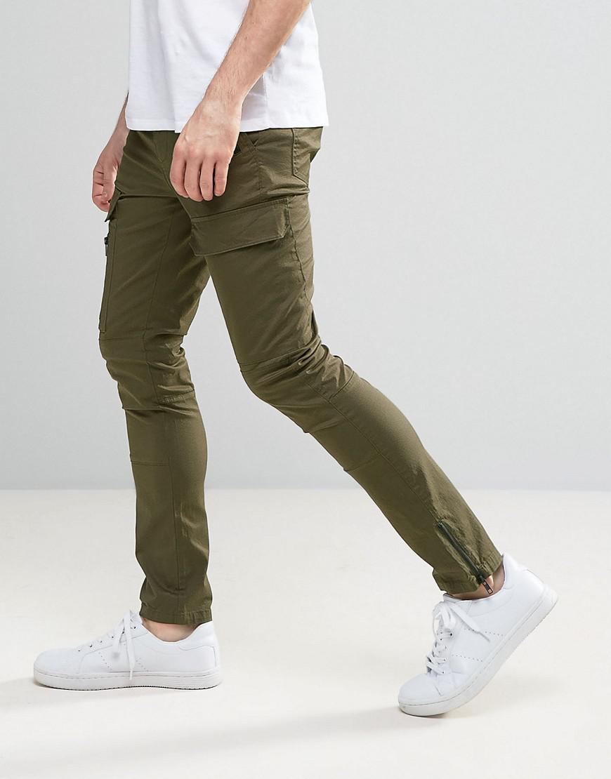 green skinny jeans with pockets men