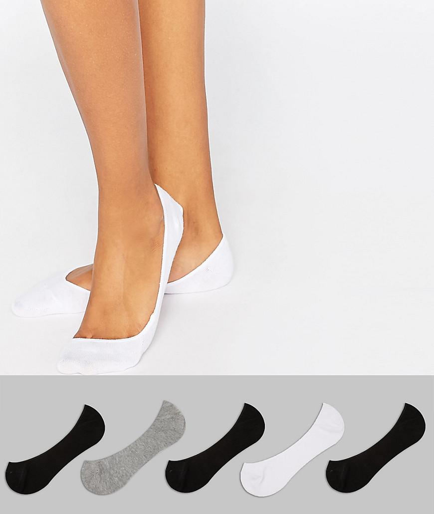 Lyst Asos 5 Pack Pop Socks Save 6.25