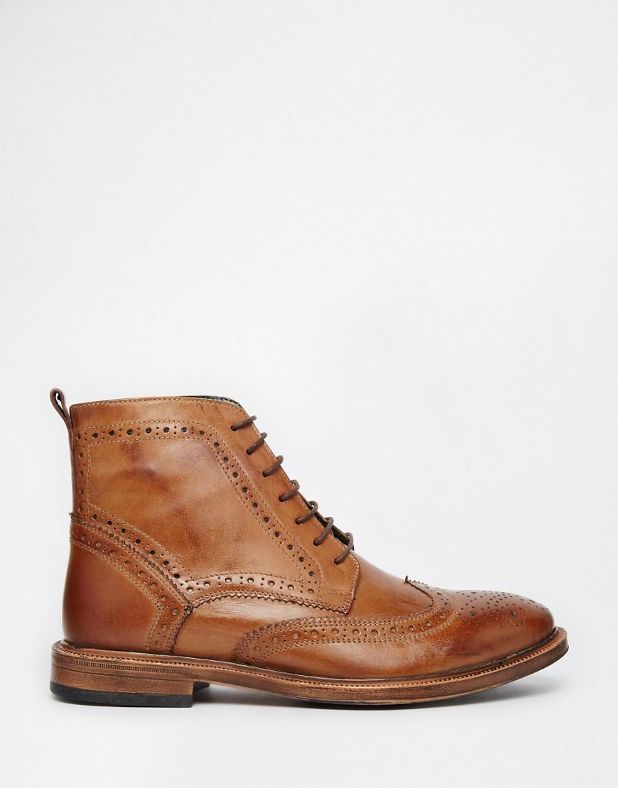 Lyst - KG by Kurt Geiger Kg By Kurt Geiger Brogue Boots in Brown for Men