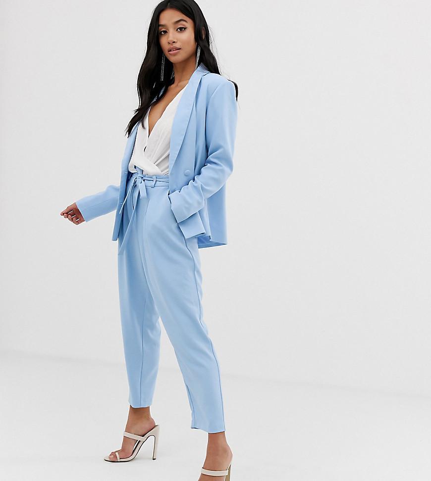 Missguided Tailored Pants In Powder Blue in Blue - Lyst