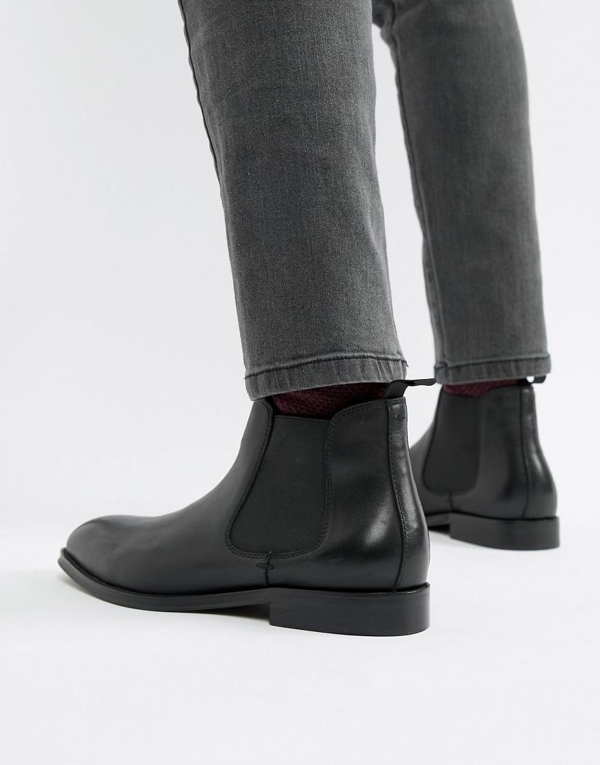 Office Imbark Chelsea Boots In Black Leather For Men Lyst Office Men S Imbark Chelsea Boots
