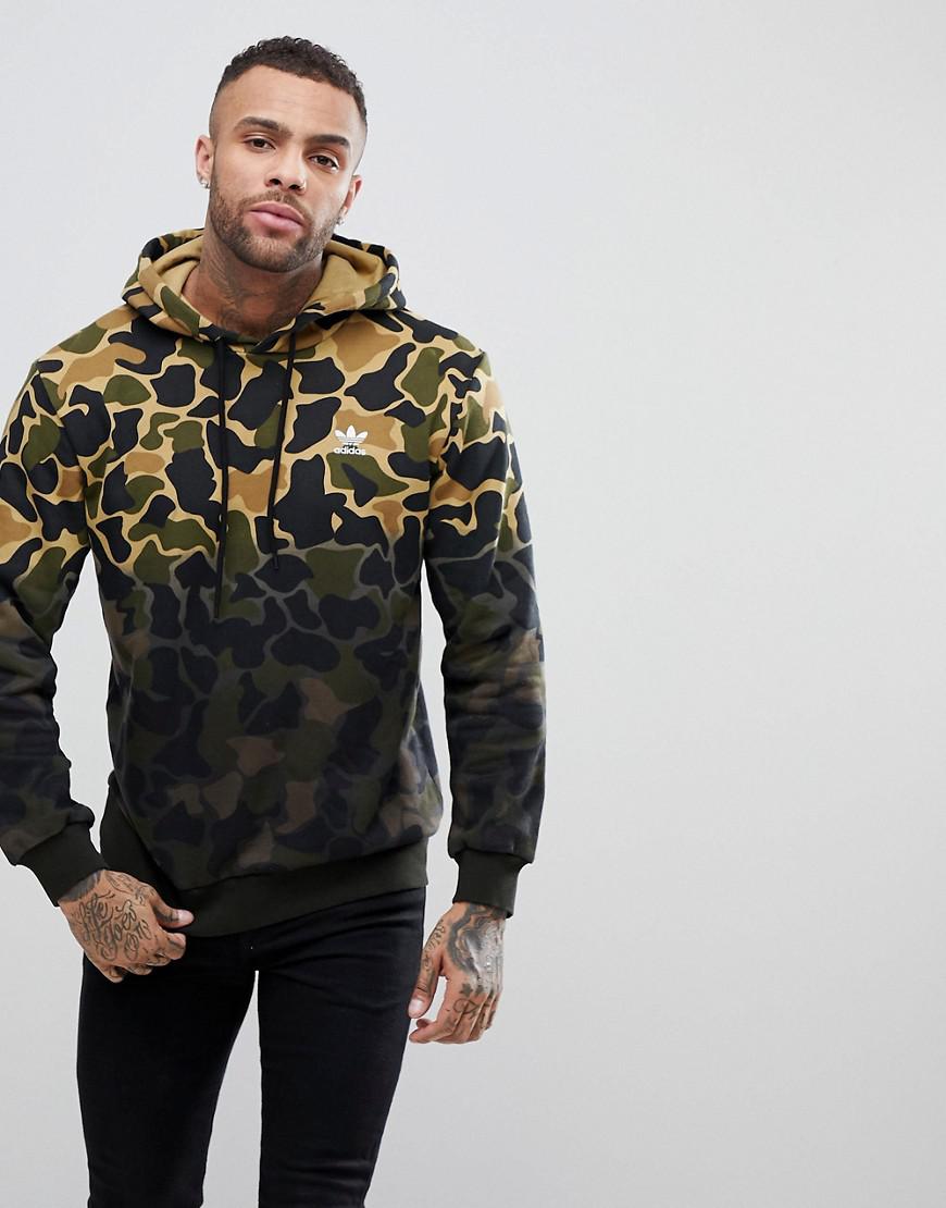 adidas originals camo hoodie sweatshirt