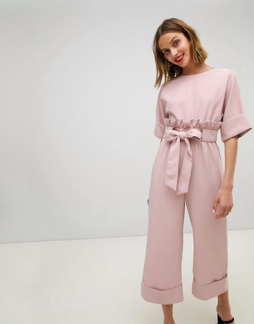 lost ink asymmetric jumpsuit