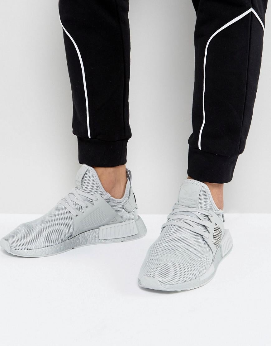 adidas originals nmd xr1 silver boost sneakers in gray adidas originals nmd xr1 silver boost sneakers in gray