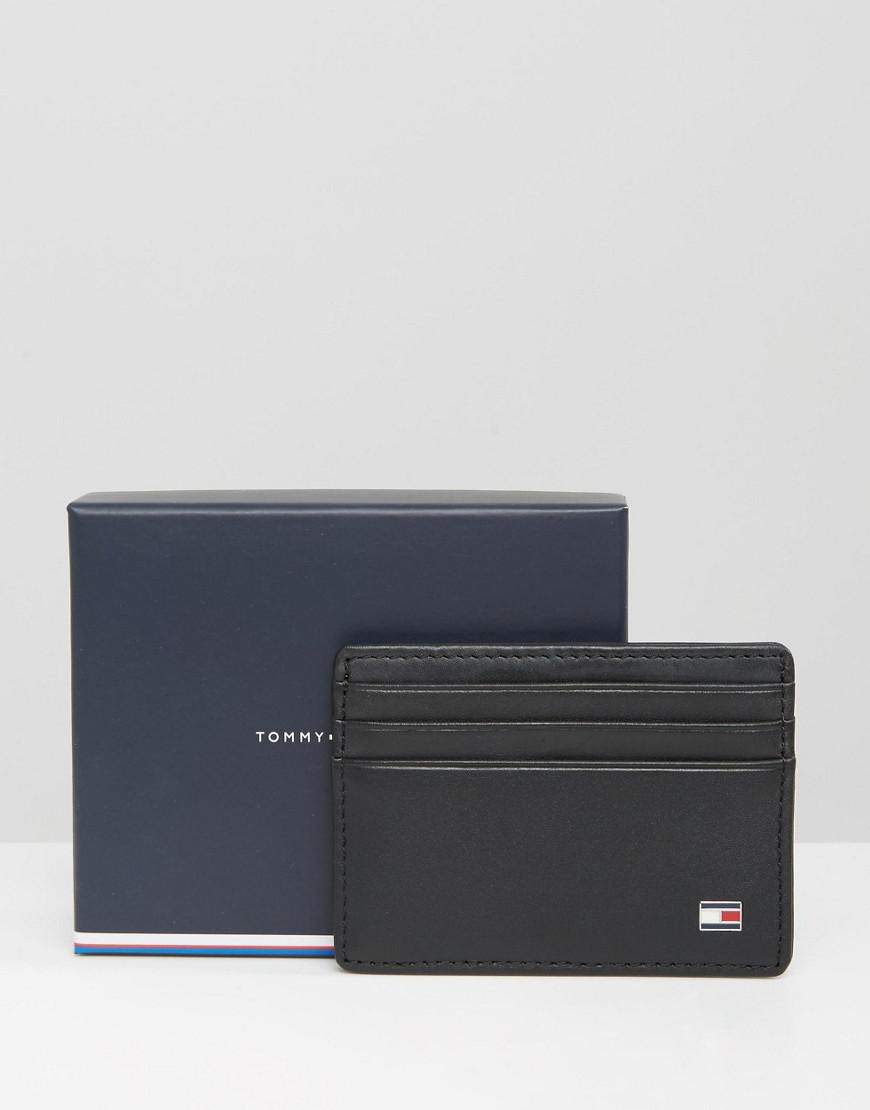 Lyst - Tommy Hilfiger Eton Leather Cardholder In Black in Black for Men