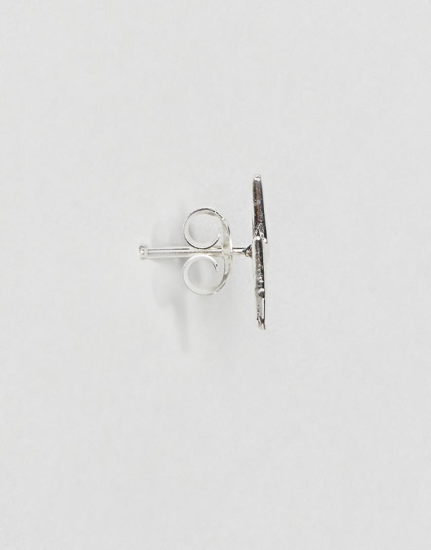 Lyst Kingsley Ryan Sterling Silver Lightning Bolt Stud Earrings In Gallery