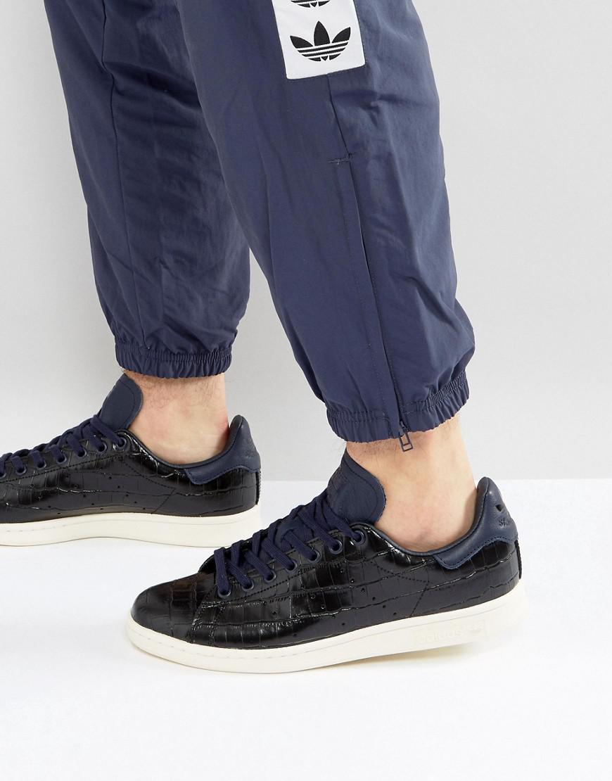 Lyst adidas Originals Stan Smith formadores en azul bz0453 en azul Lyst adidas Originals Stan Smith formadores en azul bz0453 en azul