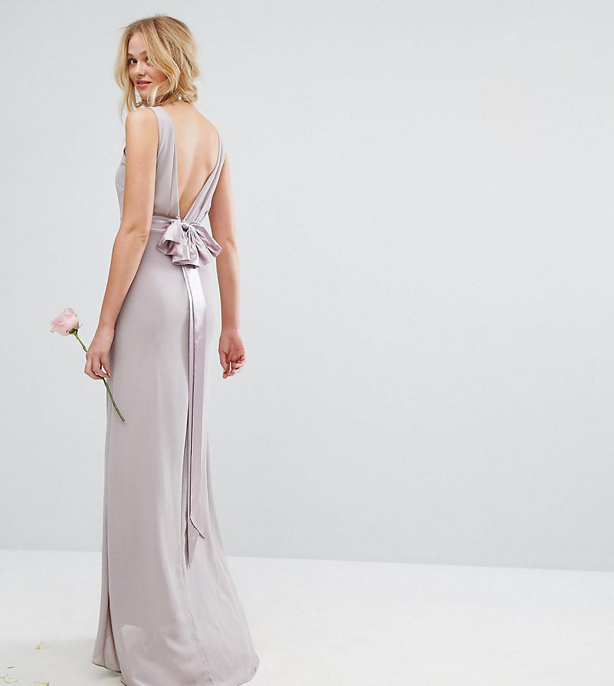 Bow Back Bridesmaid Dress