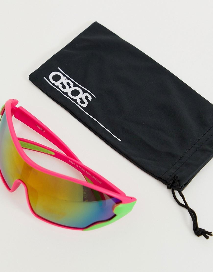 oversized visor sunglasses