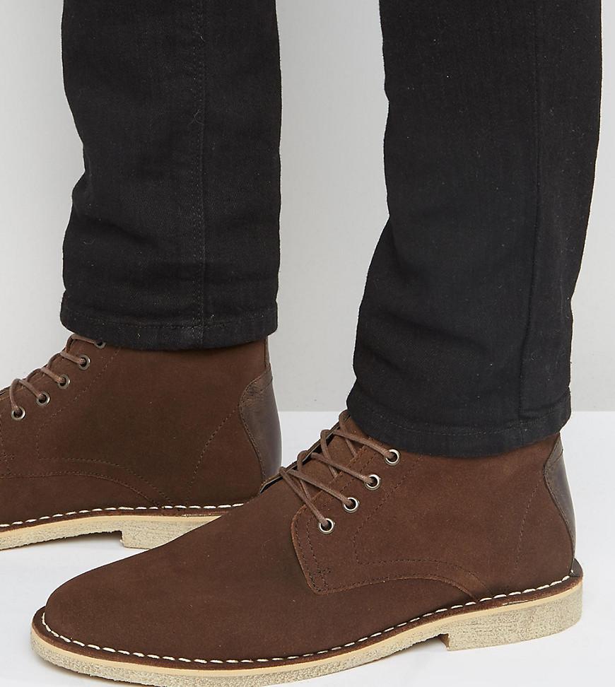 mens brown leather desert boots