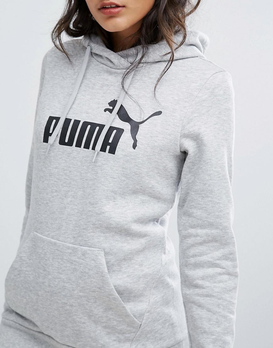 Lyst - PUMA Essentials Pullover Hoodie In Grey in Gray