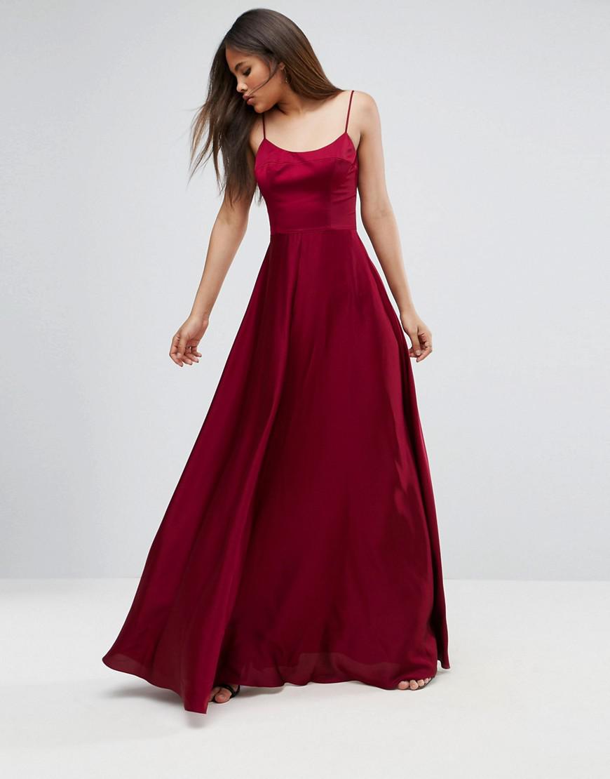 satin maxi dress asos