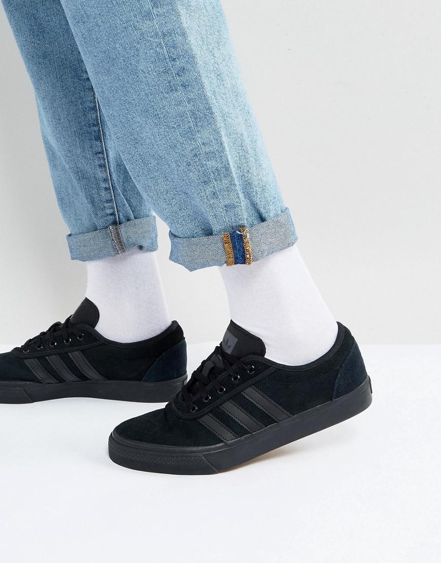 adidas skateboarding adi-ease trainers in black by4028 adidas skateboarding adi-ease trainers in black by4028