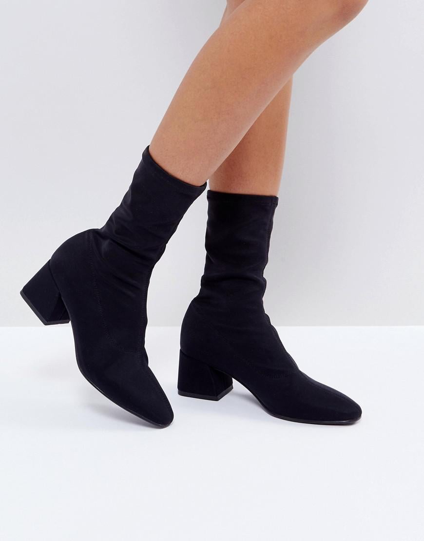 Lyst - Vagabond Alice Pull On Sock Boot in Black