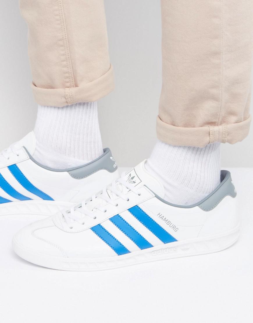 mens adidas white hamburg trainers mens adidas white hamburg trainers