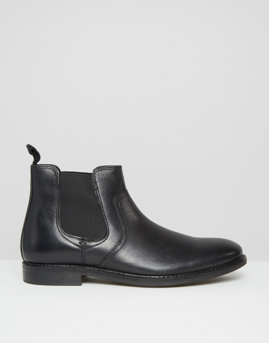 Red tape Chelsea Boots In Black Leather for Men - Save 45% | Lyst