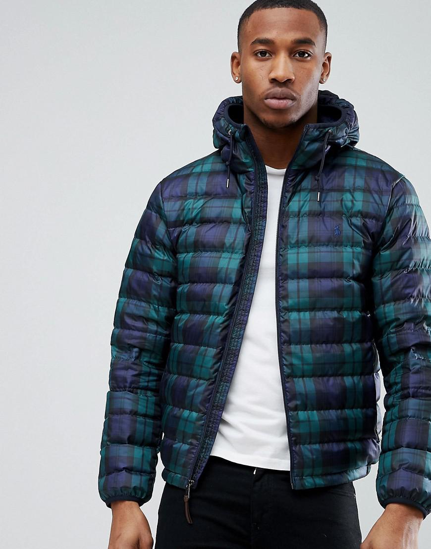 Download Polo ralph lauren Lightweight Hooded Down Jacket In Navy ...